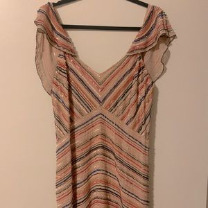 Medium Parker beaded dress, sequin dress, size M dress